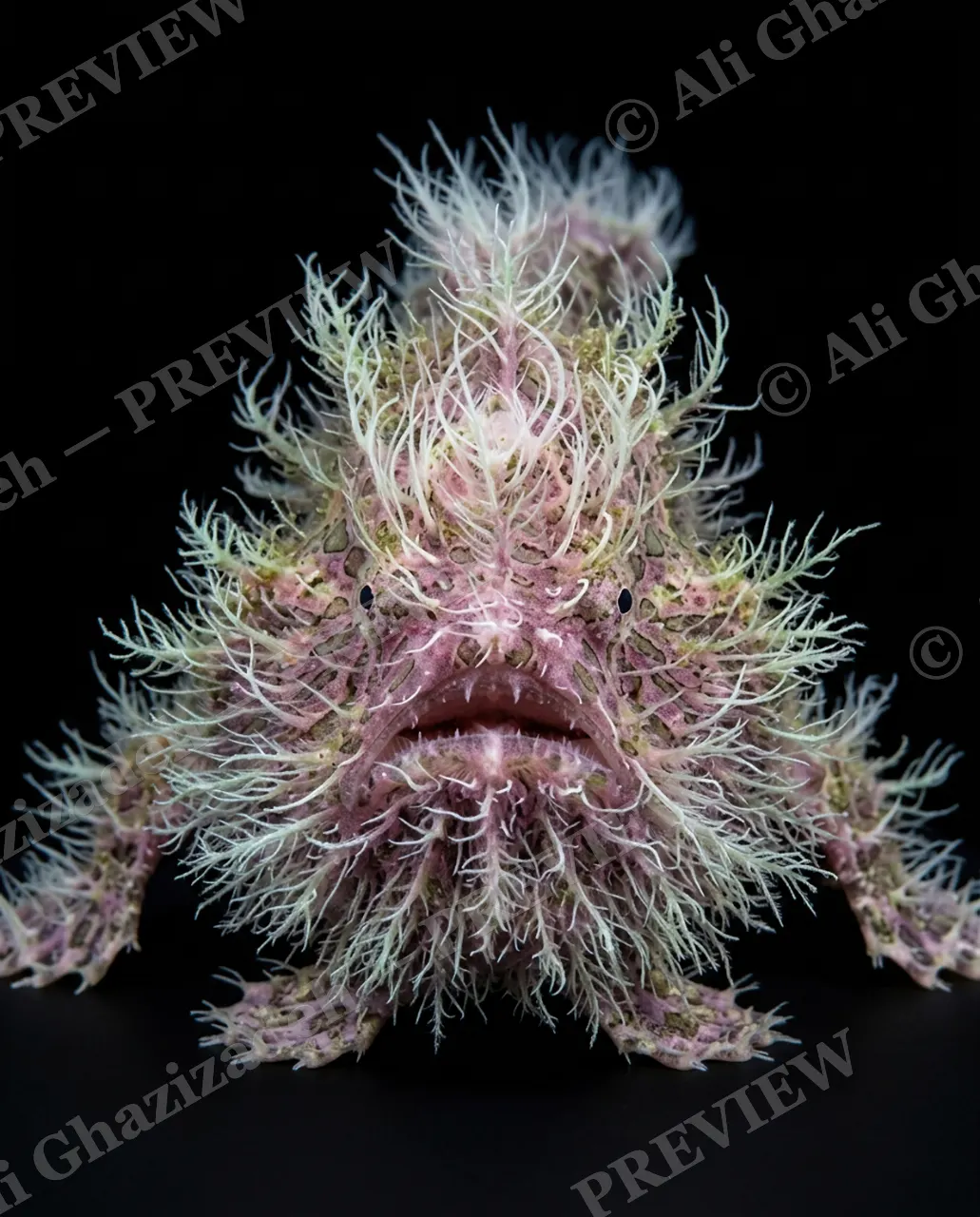 The Usual Suspects — Cotton Candy Disguise — Anglerfish artwork by Ali Ghazizadeh