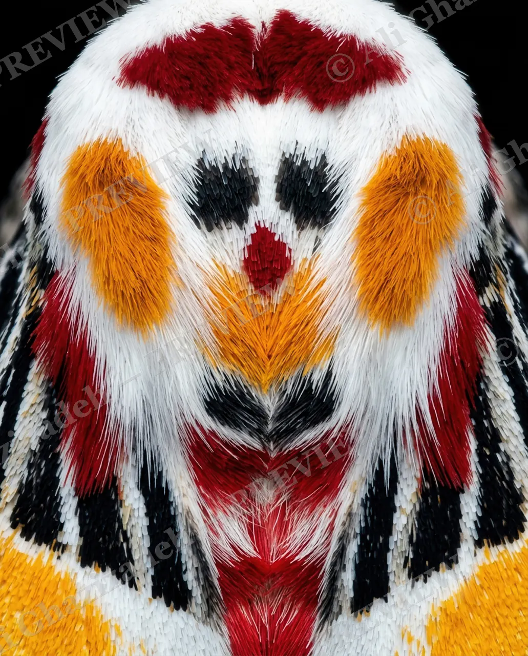 Born a Clown — The Painted Face — Moth artwork by Ali Ghazizadeh