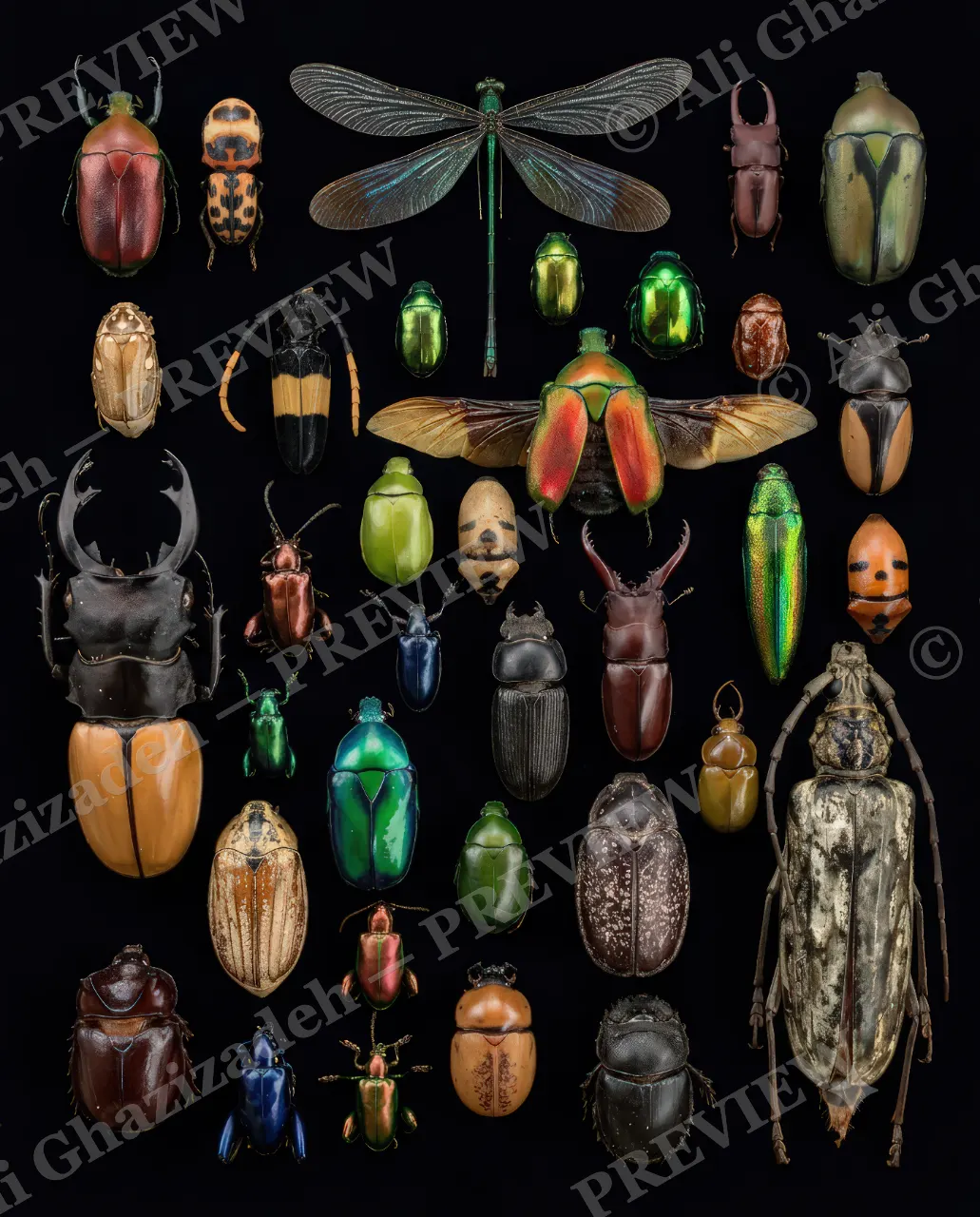 Case Study — The Full Cabinet — Beetle artwork by Ali Ghazizadeh