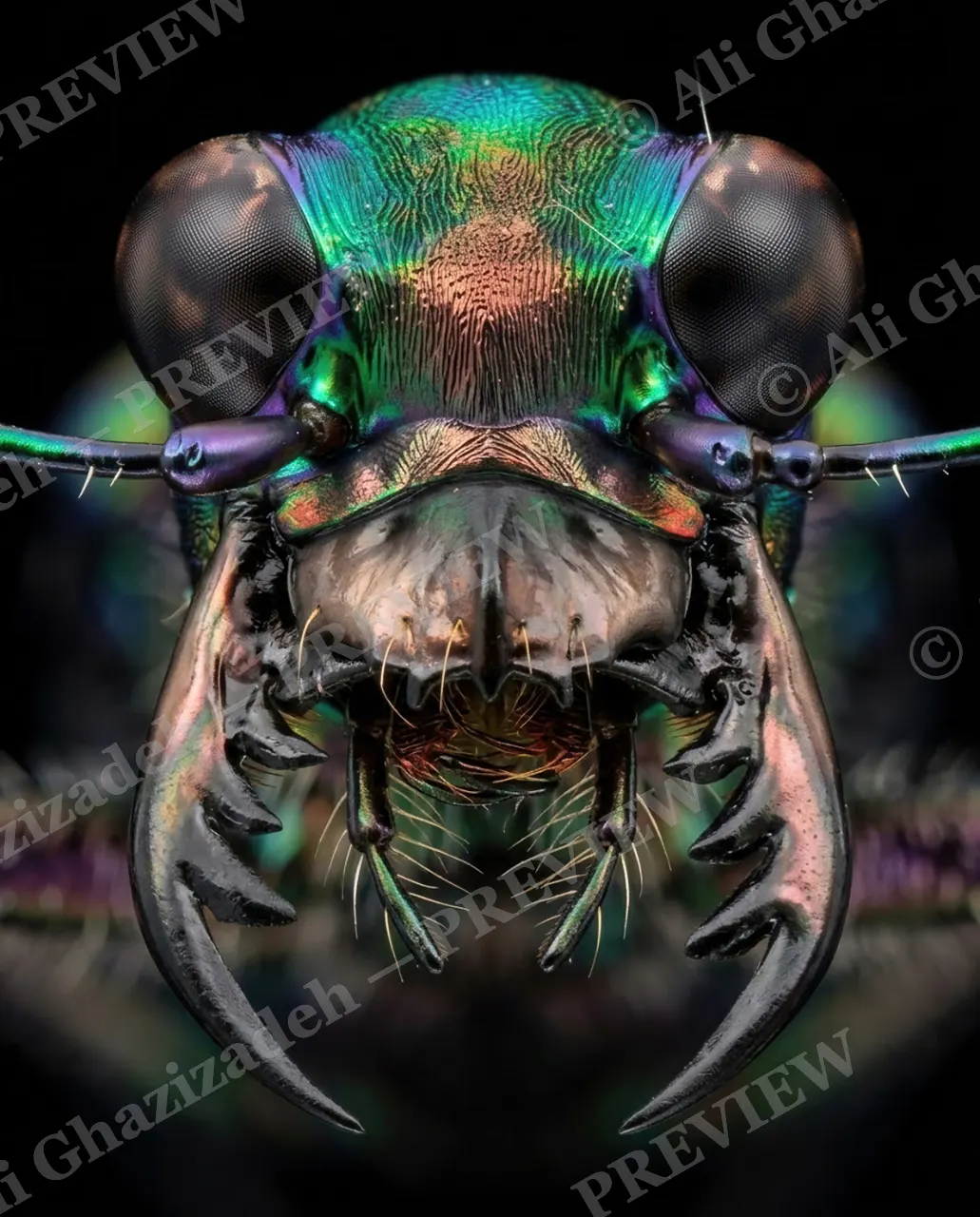 Compound Interest — Kaleidoscope Gaze — Horsefly artwork by Ali Ghazizadeh