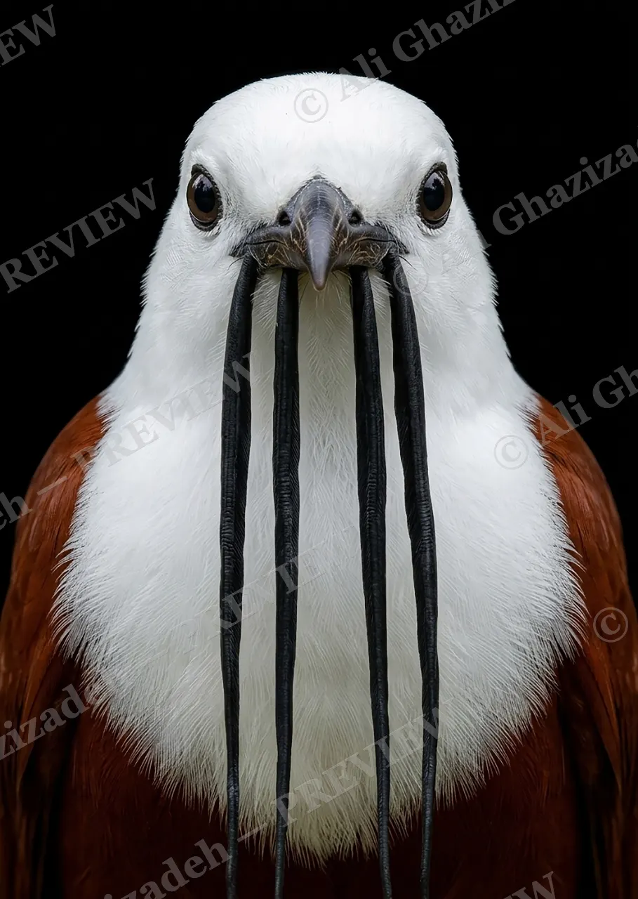 Crowning Glory — Beard of Wires — Pheasant artwork by Ali Ghazizadeh