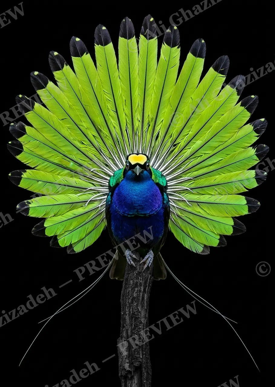 Crowning Glory — Center Stage — Pheasant artwork by Ali Ghazizadeh