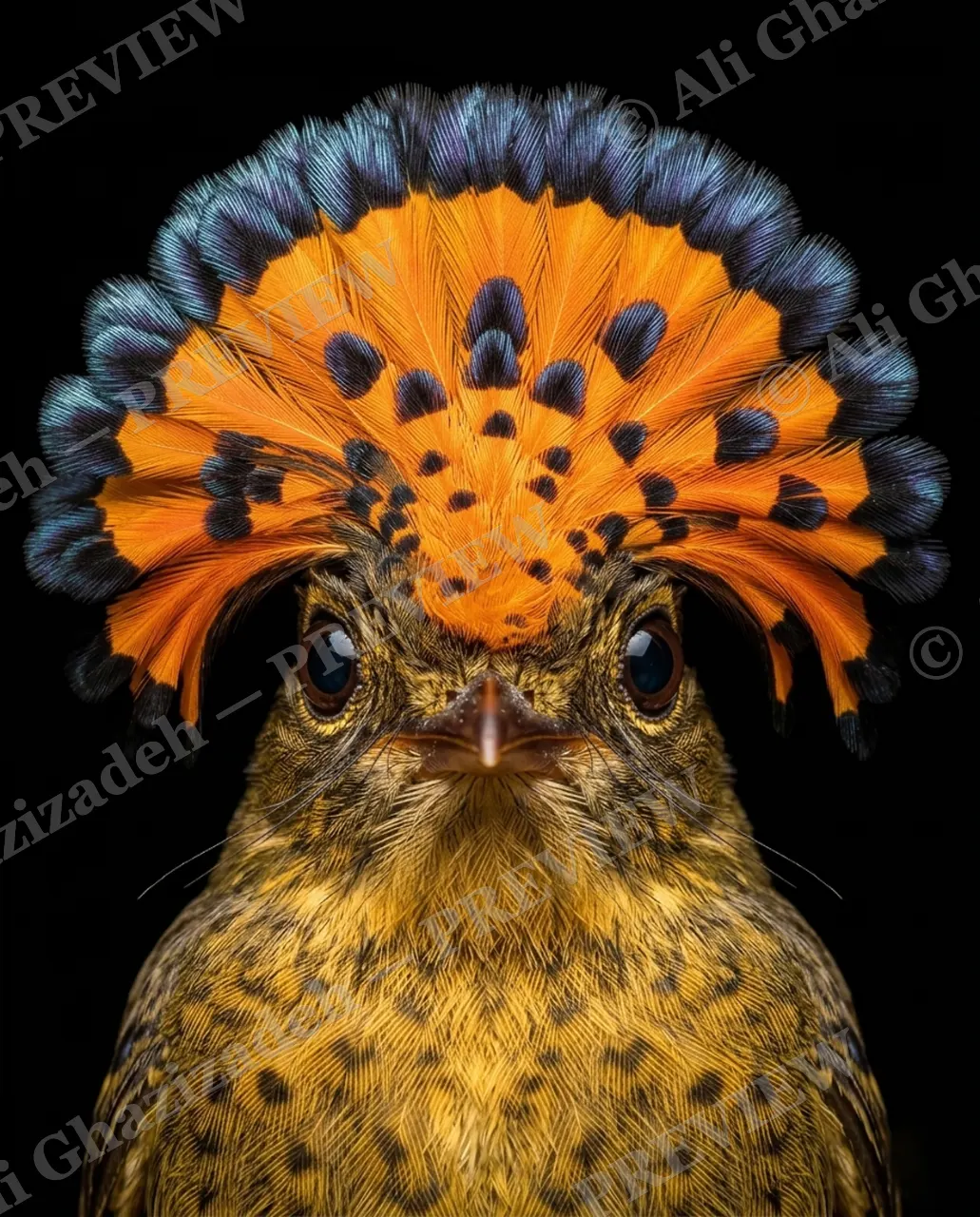 Crowning Glory — Fierce and Fluffy — Pheasant artwork by Ali Ghazizadeh