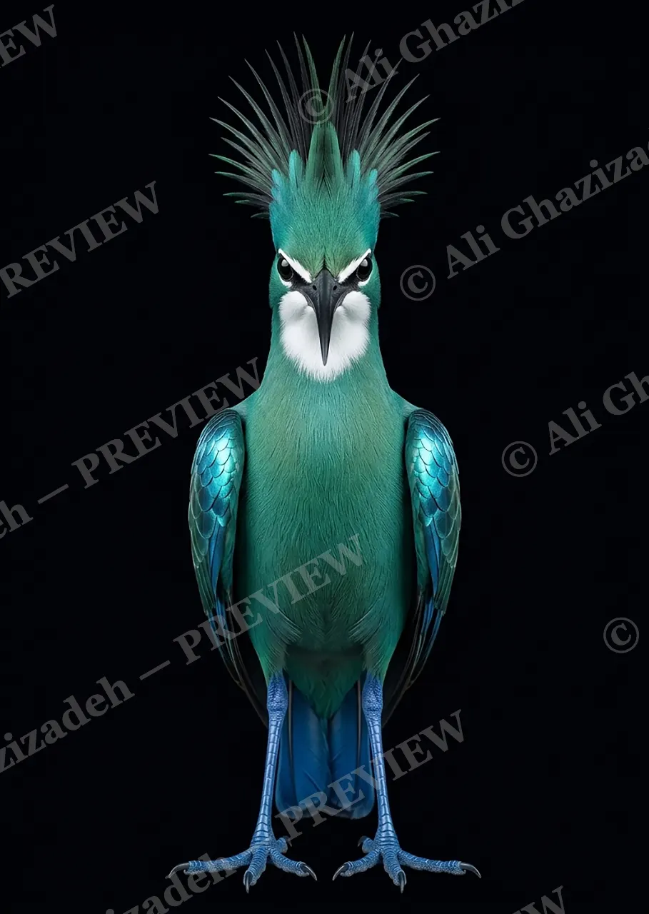 Crowning Glory — Standing Ovation — Pheasant artwork by Ali Ghazizadeh