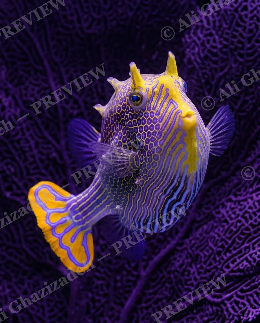 Devil in the Details — Meet the Cowfish — Cowfish artwork by Ali Ghazizadeh