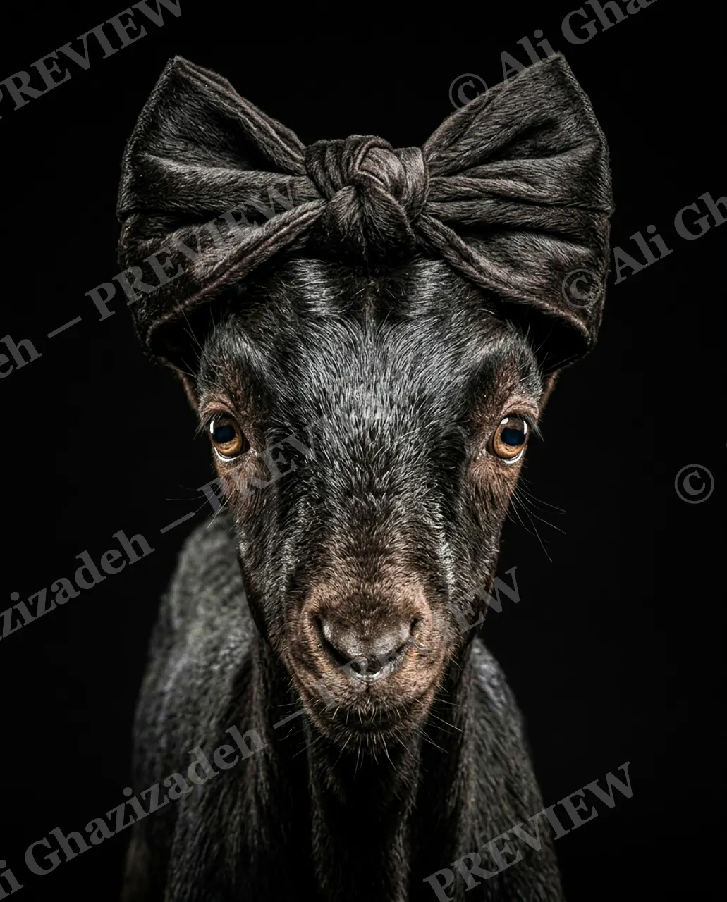 Ear Apparent — Bow Complete — Goat artwork by Ali Ghazizadeh