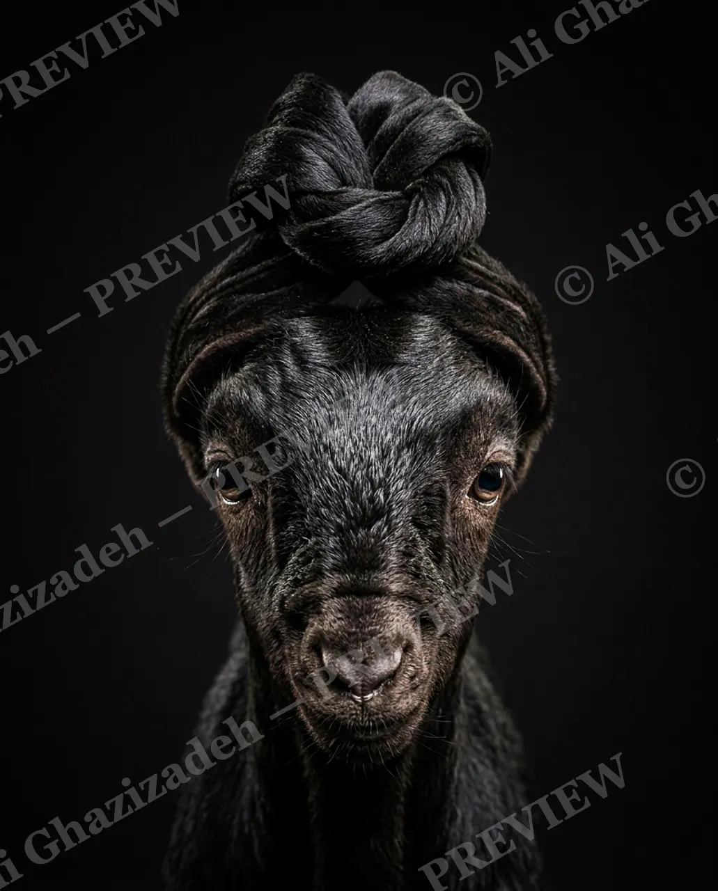 Ear Apparent — Bun Perfected — Goat artwork by Ali Ghazizadeh