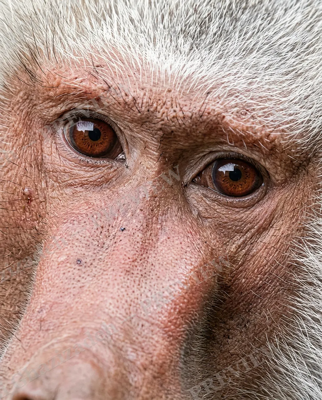 Eye Contact — Wide Awake — Monkey artwork by Ali Ghazizadeh