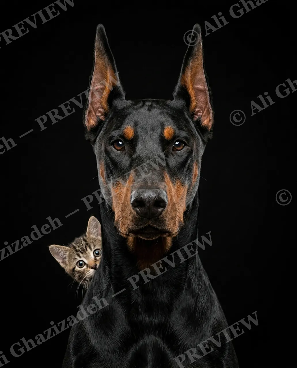 Best in Show — Uninvited Guest — Domestic dog artwork by Ali Ghazizadeh