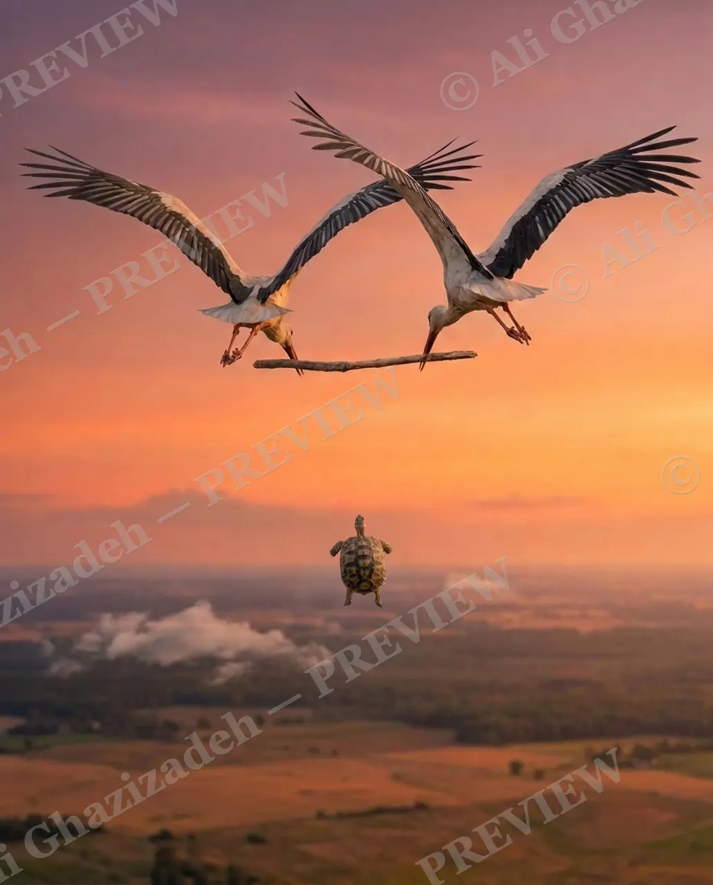 Special Delivery — Losing Its Grip — Russian tortoise artwork by Ali Ghazizadeh