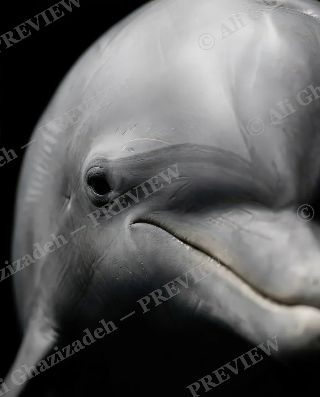 Giants of the Deep — Up Close and Personal — Great white shark artwork by Ali Ghazizadeh