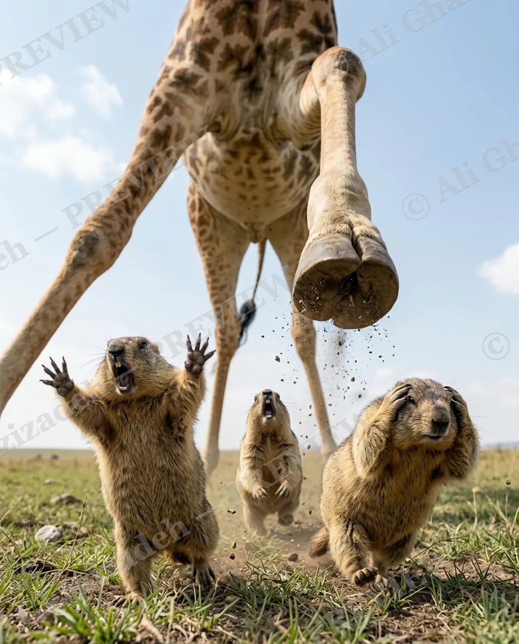 Leapfrog — Ground Zero — Marmot artwork by Ali Ghazizadeh