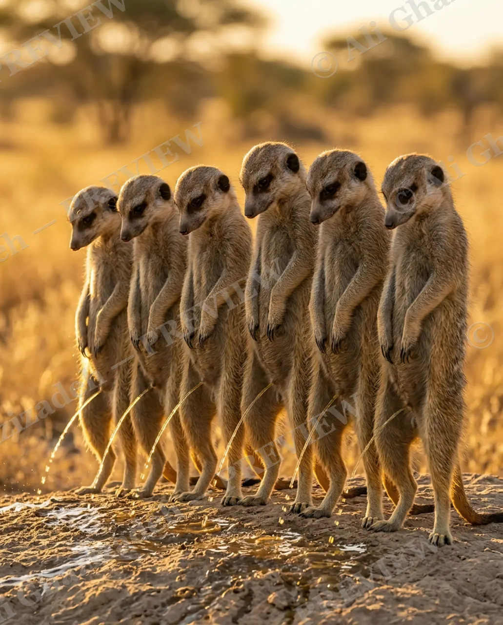 Golden Standard — Squad Check — Meerkat artwork by Ali Ghazizadeh
