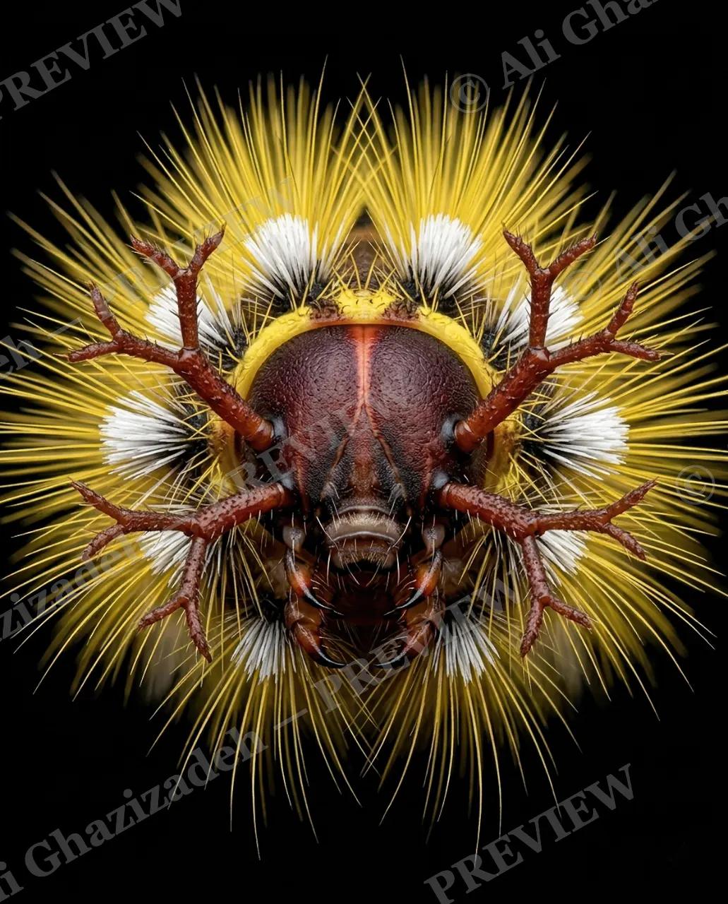 Little Monsters — Antler Crown — Moth artwork by Ali Ghazizadeh
