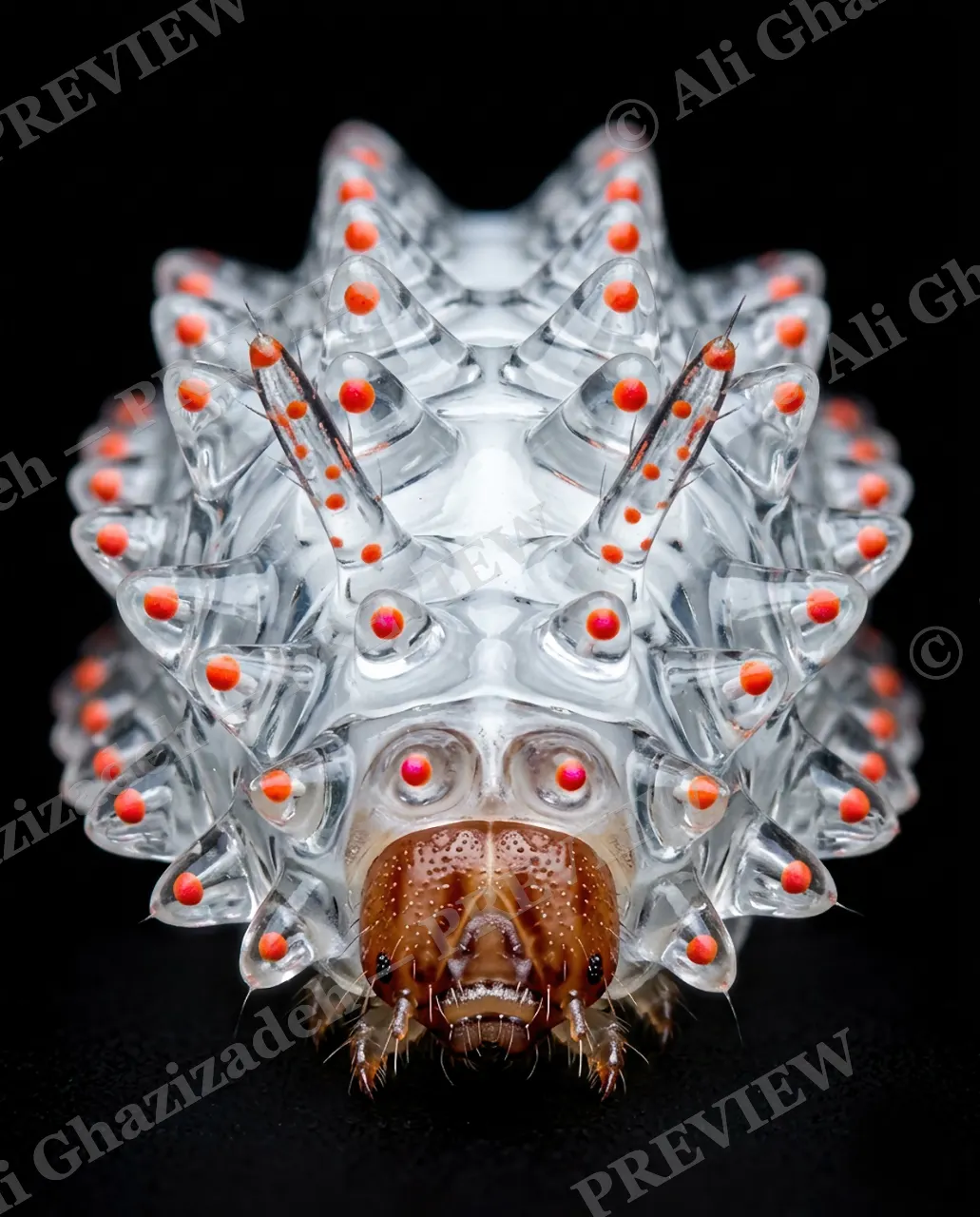 Little Monsters — Glass Armor — Moth artwork by Ali Ghazizadeh