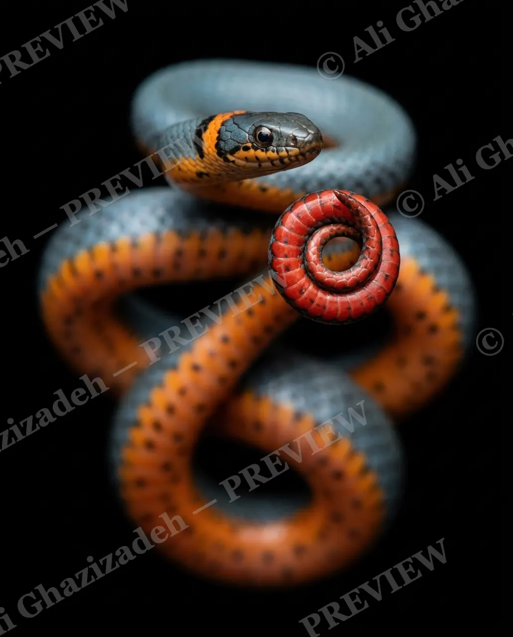 Hiss Parade — Tail Trick, Encore — Snake artwork by Ali Ghazizadeh