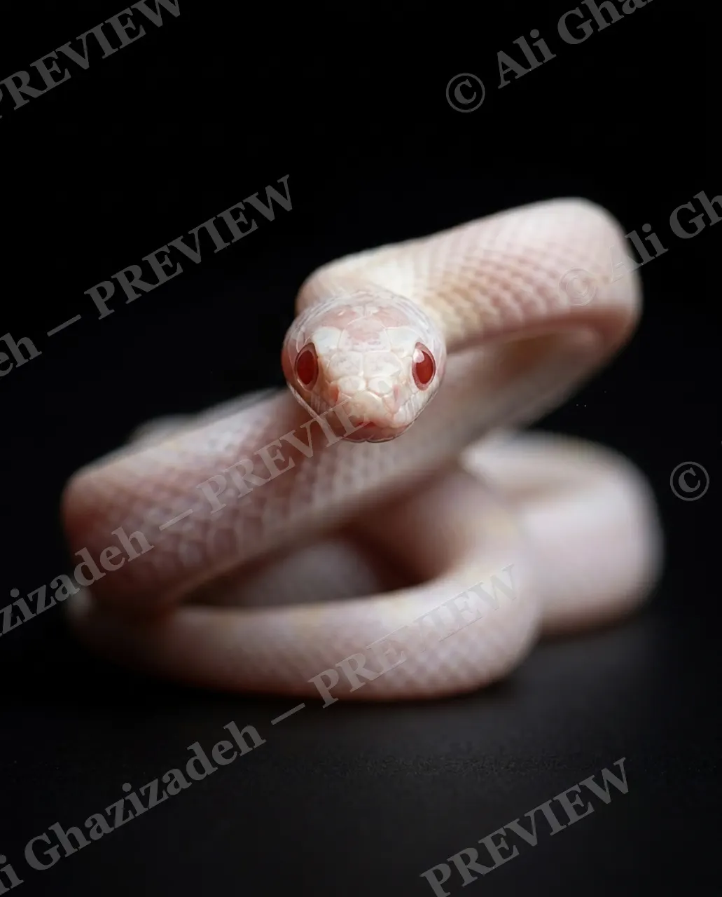 Hiss Parade — Whiteout — Snake artwork by Ali Ghazizadeh