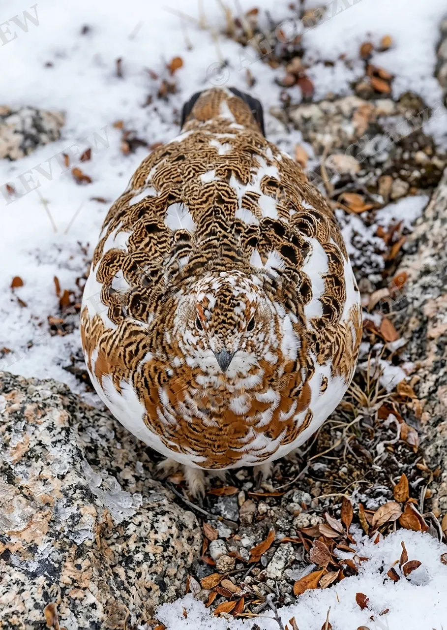 Master of Disguise — Half Snow, Half Stone — Frog artwork by Ali Ghazizadeh