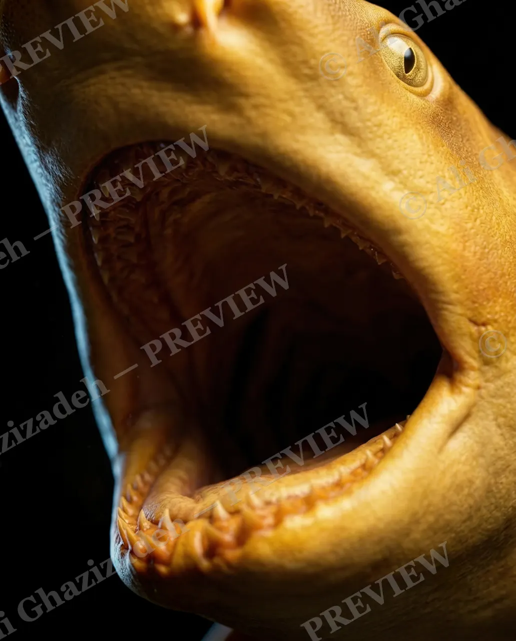 Solid Gold — Down the Hatch — Nurse shark artwork by Ali Ghazizadeh