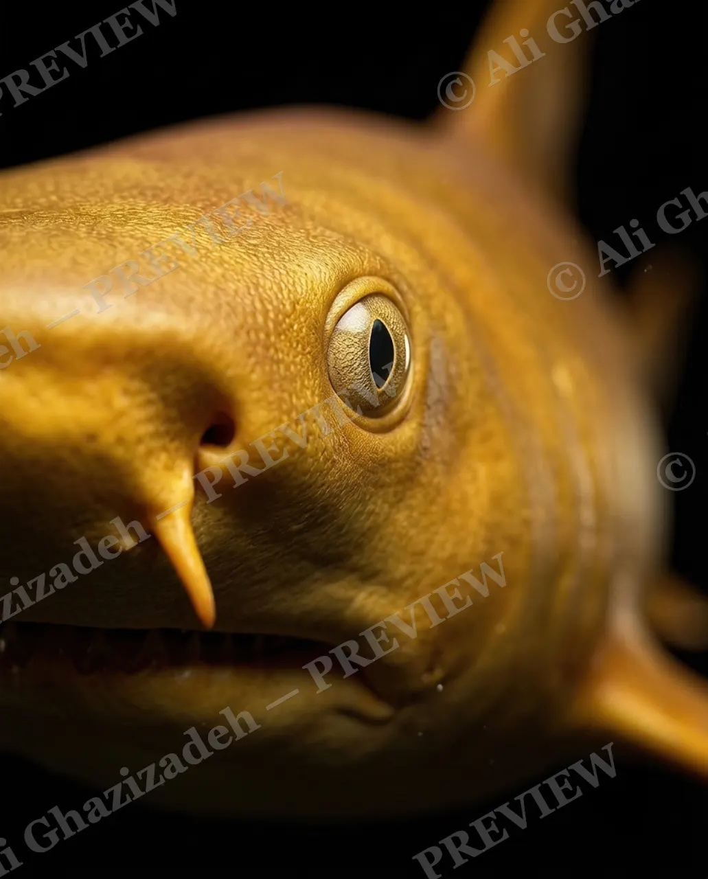 Solid Gold — Eye for Detail — Nurse shark artwork by Ali Ghazizadeh