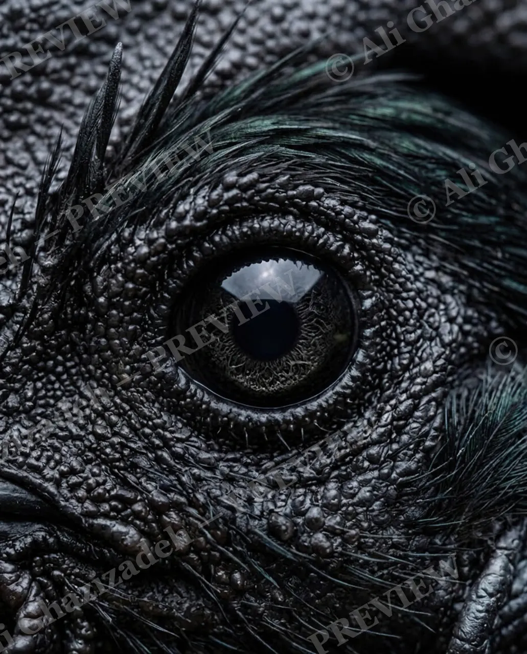Midnight Monarch — Eye of Midnight — Chicken artwork by Ali Ghazizadeh