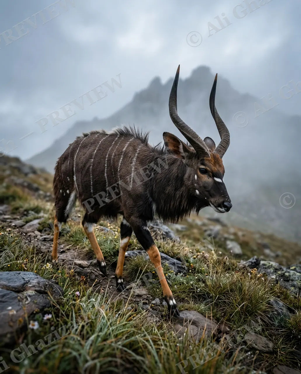 Ghost of the Ridge — Along the Ridge — Nyala artwork by Ali Ghazizadeh