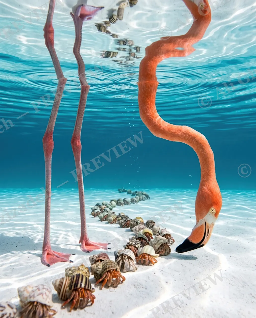 Head Count — Head Count — Flamingo artwork by Ali Ghazizadeh