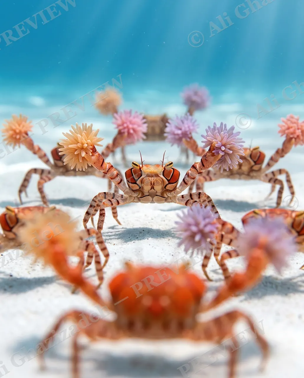 Pom-Pom Parade — Pom-Pom Hero — Crab artwork by Ali Ghazizadeh