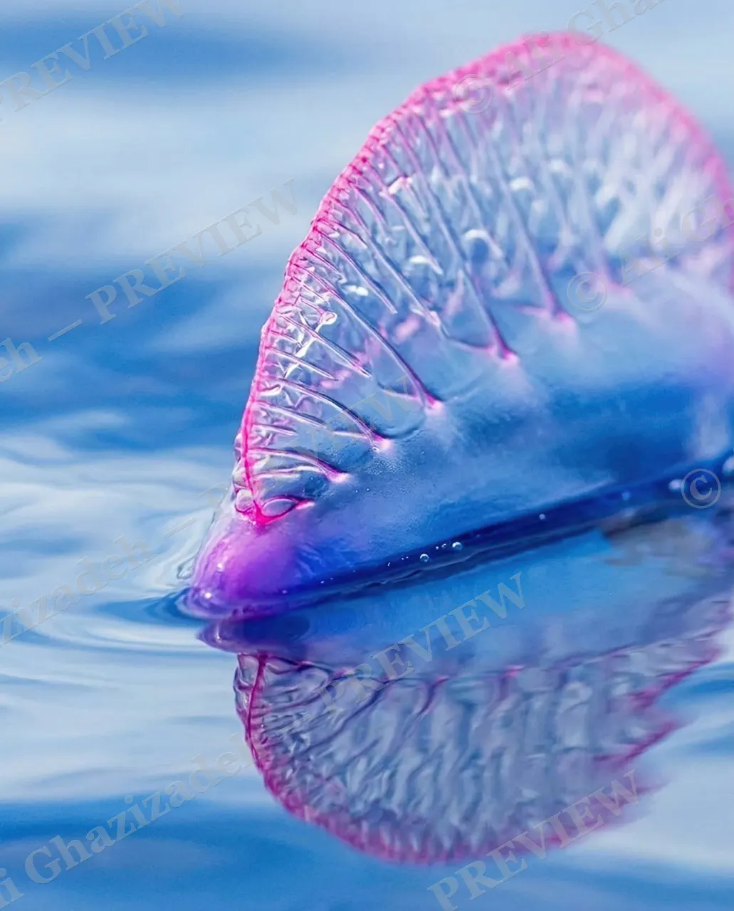 Pretty Poison — The Innocent Sail — Portuguese man o' war artwork by Ali Ghazizadeh