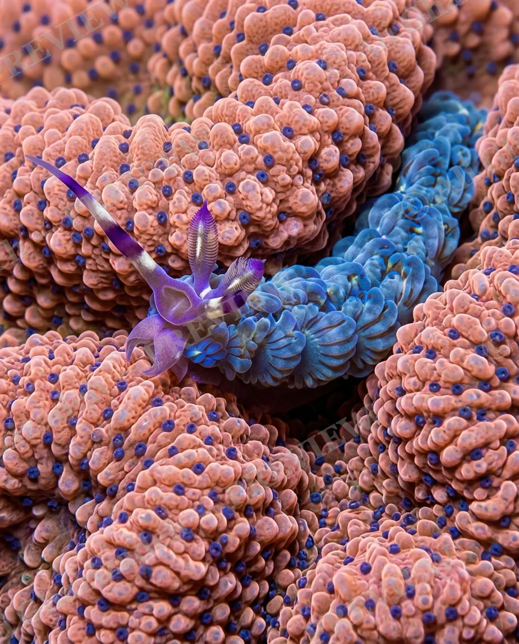 Reef Runway — Deeper Into Camouflage — Nudibranch artwork by Ali Ghazizadeh