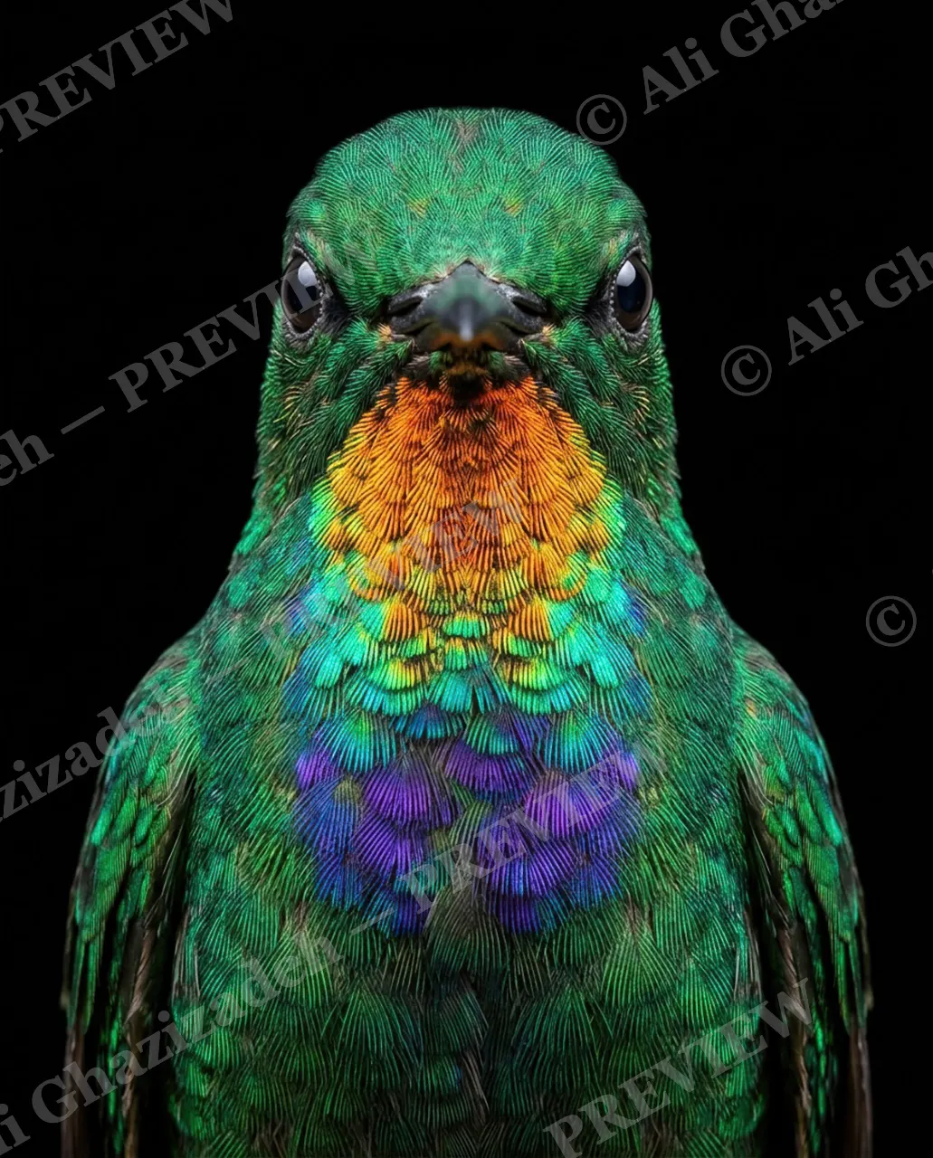 Small Judgments — Emerald Suspect — Hummingbird artwork by Ali Ghazizadeh