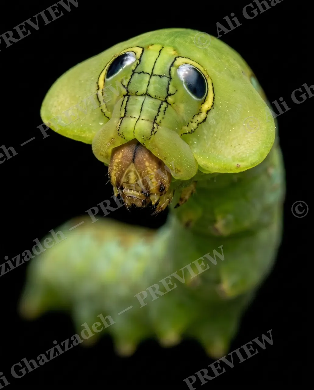 Snake Eyes — Caught Mid-Hiss — Swallowtail butterfly artwork by Ali Ghazizadeh