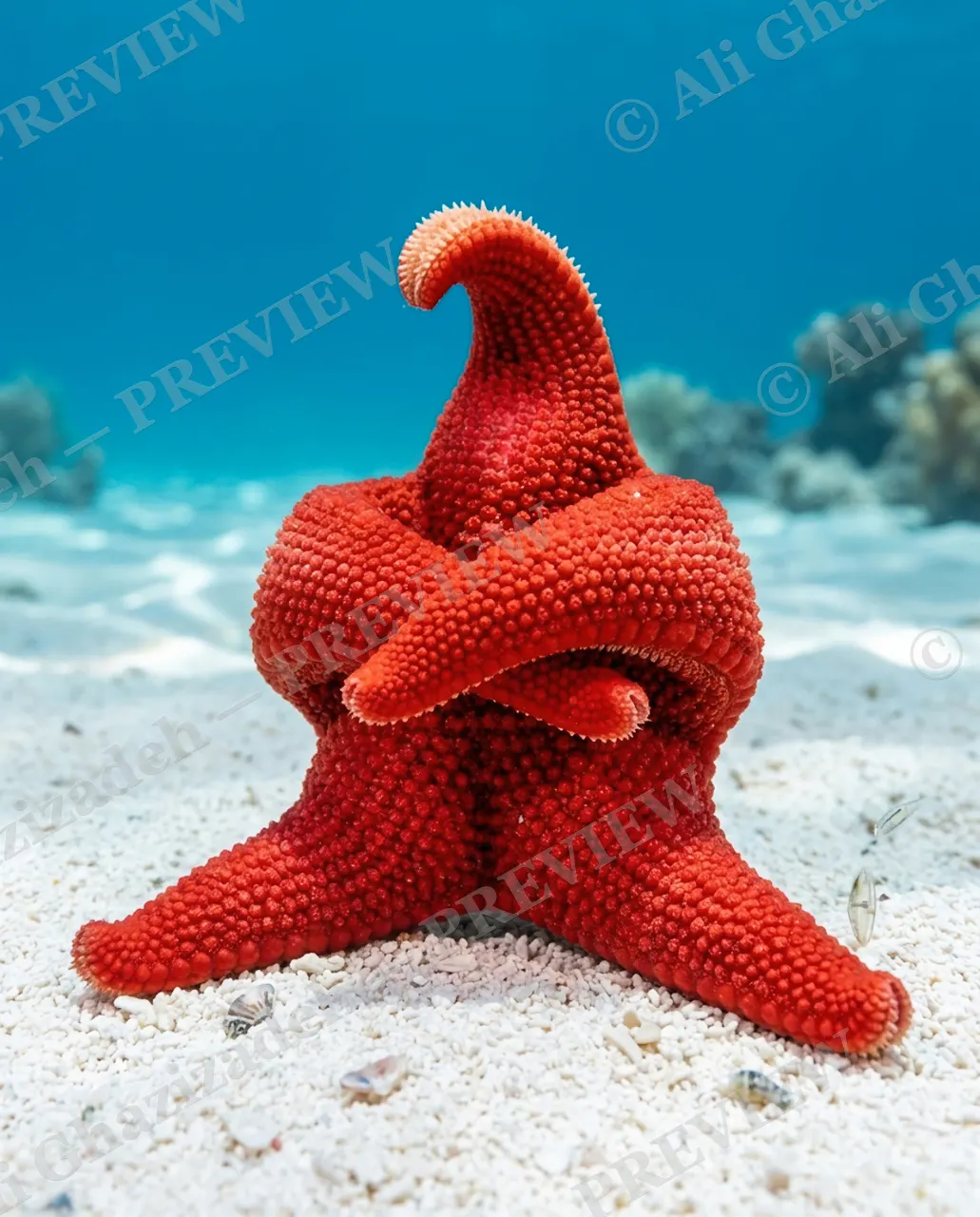 Star-Crossed — Alone and Brokenhearted — Starfish artwork by Ali Ghazizadeh