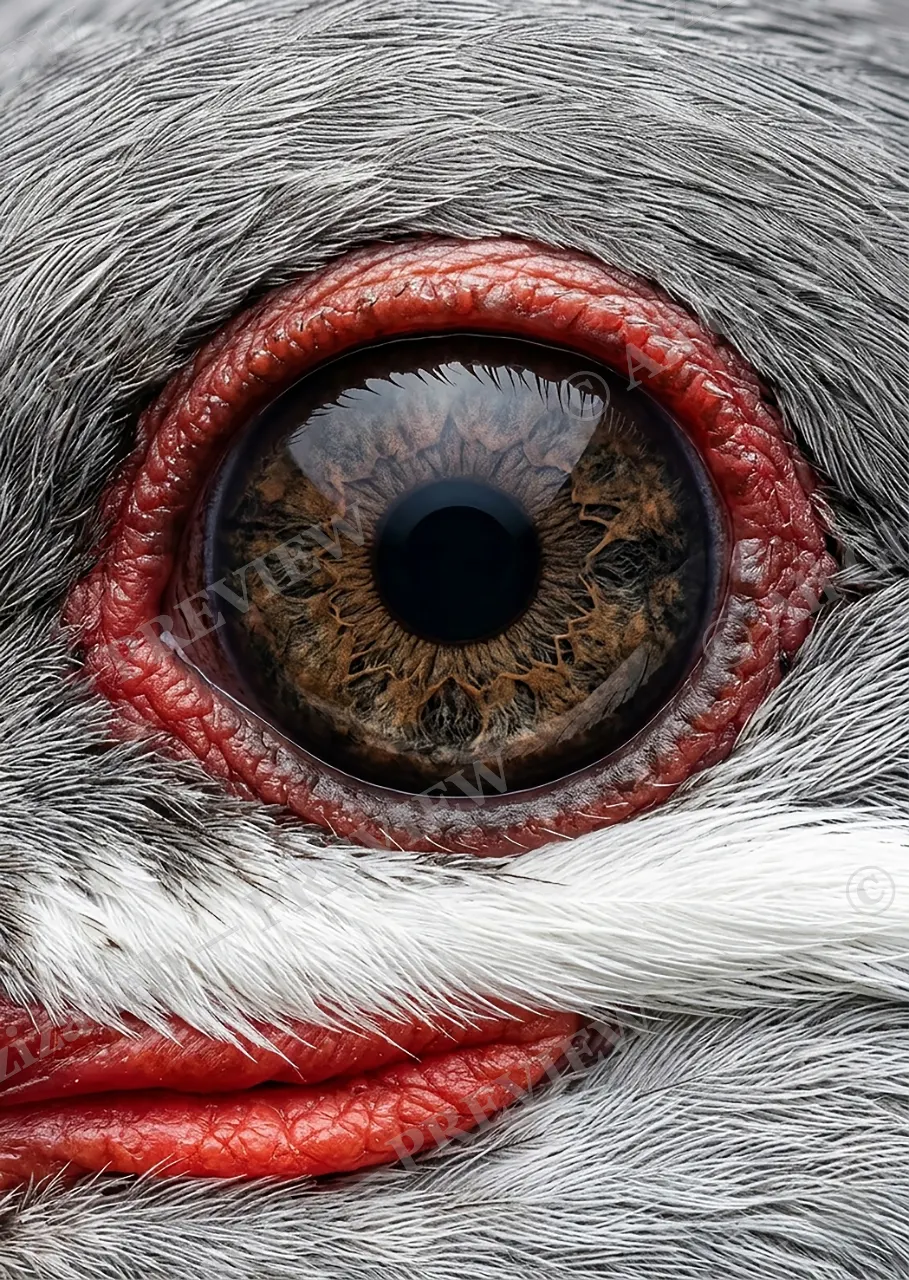 The Eyes Have It — Anhinga — Turaco artwork by Ali Ghazizadeh