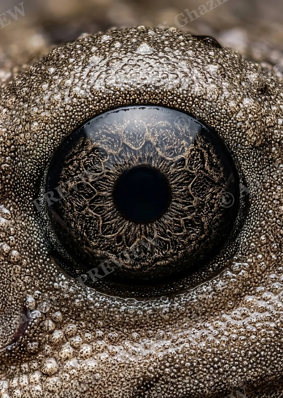 The Eyes Have It — Cane Toad — Turaco artwork by Ali Ghazizadeh