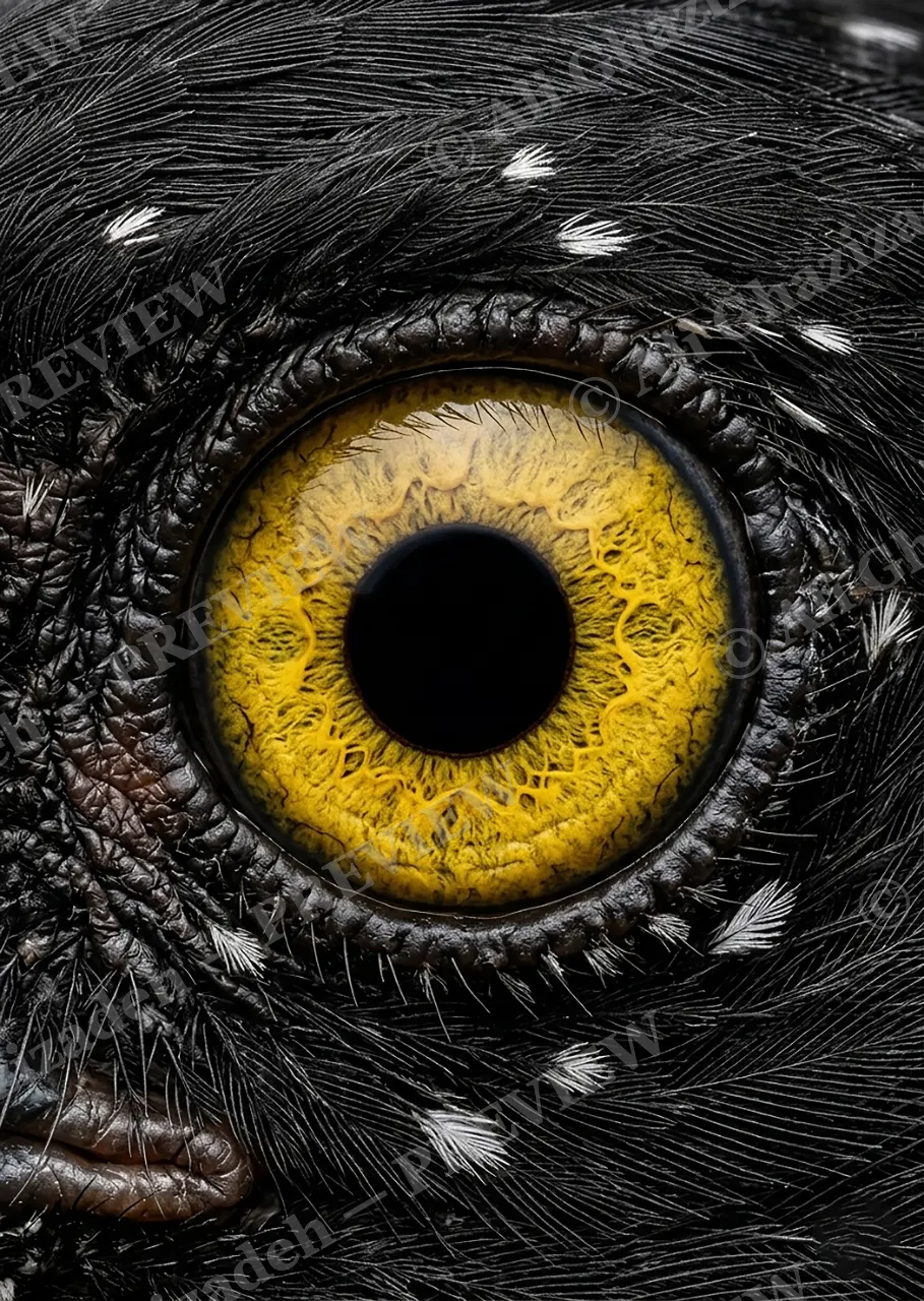 The Eyes Have It — European Starling — Turaco artwork by Ali Ghazizadeh