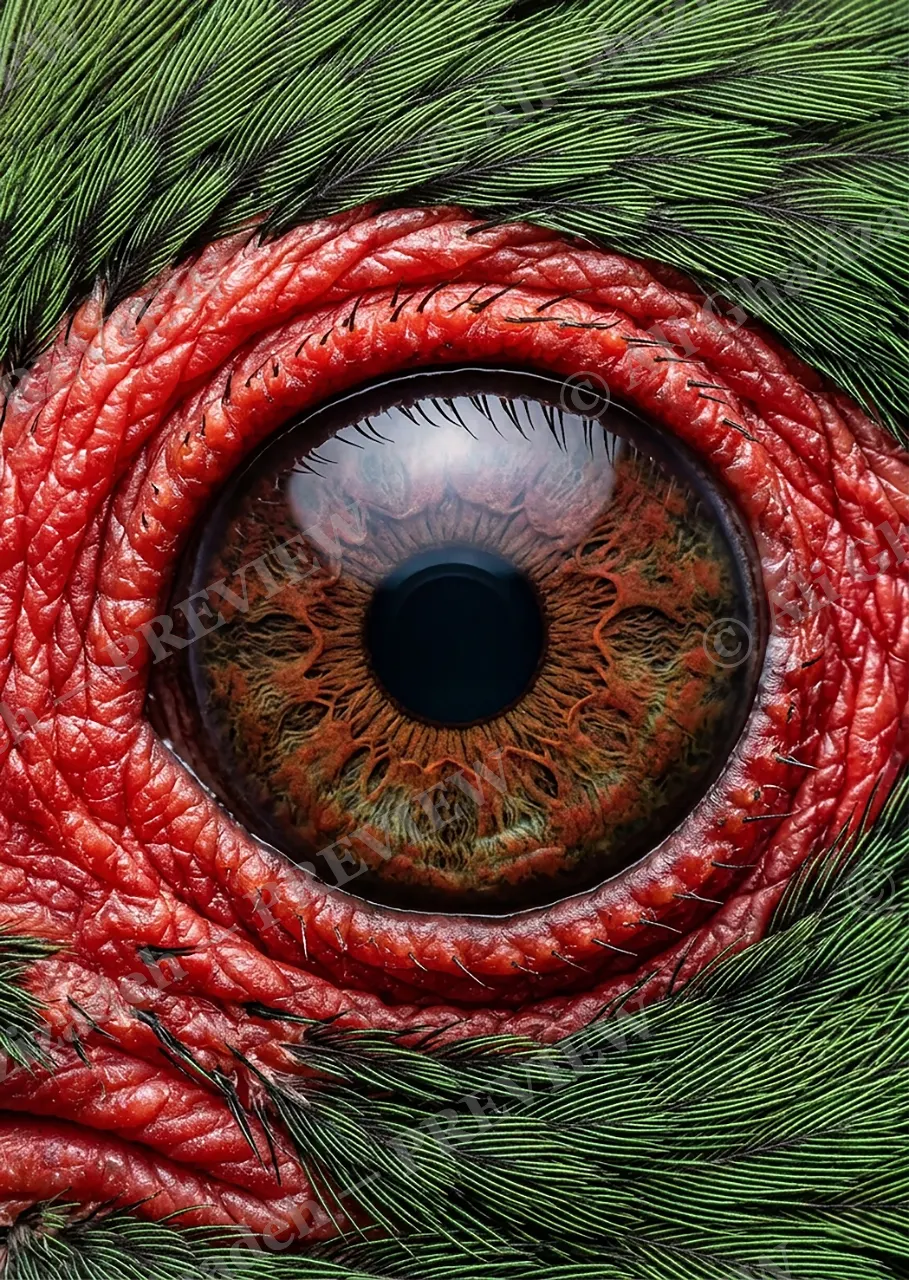 The Eyes Have It — Turaco — Turaco artwork by Ali Ghazizadeh