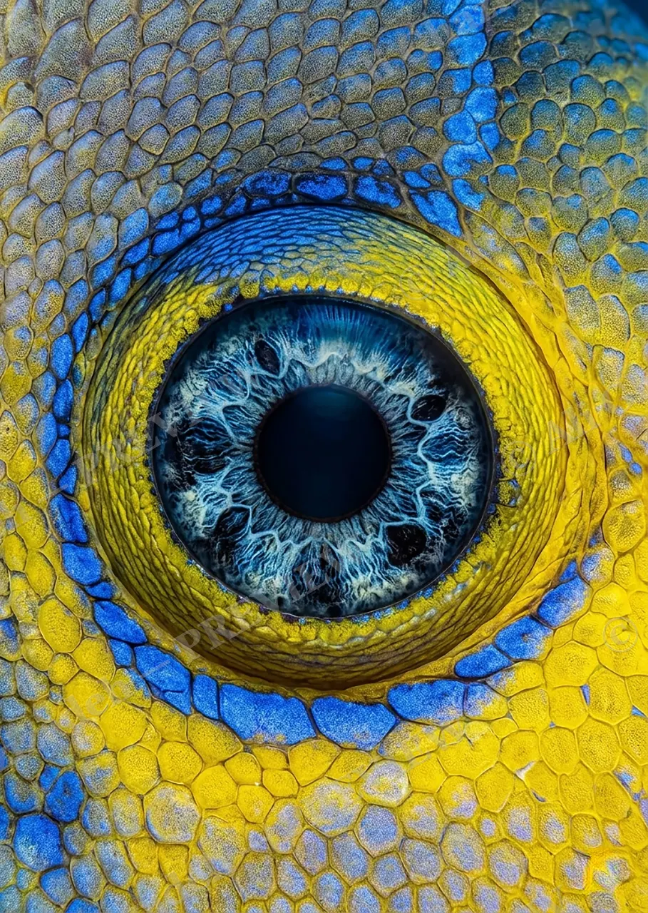 The Eyes Have It — Parrotfish — Turaco artwork by Ali Ghazizadeh