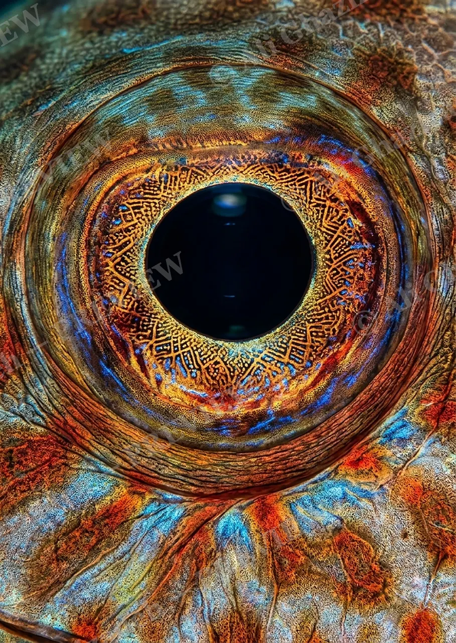 The Eyes Have It — Rockfish — Turaco artwork by Ali Ghazizadeh