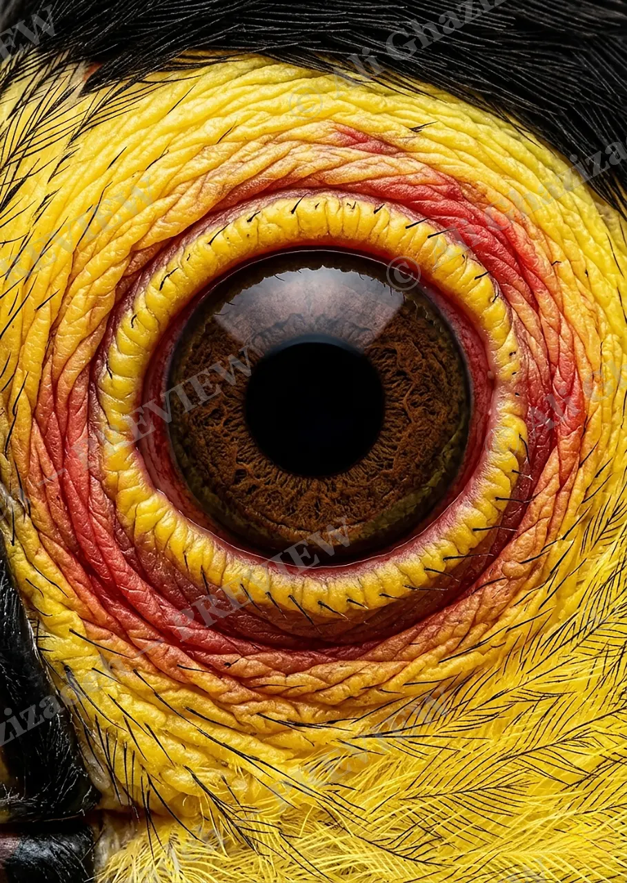 The Eyes Have It — Toucan — Turaco artwork by Ali Ghazizadeh