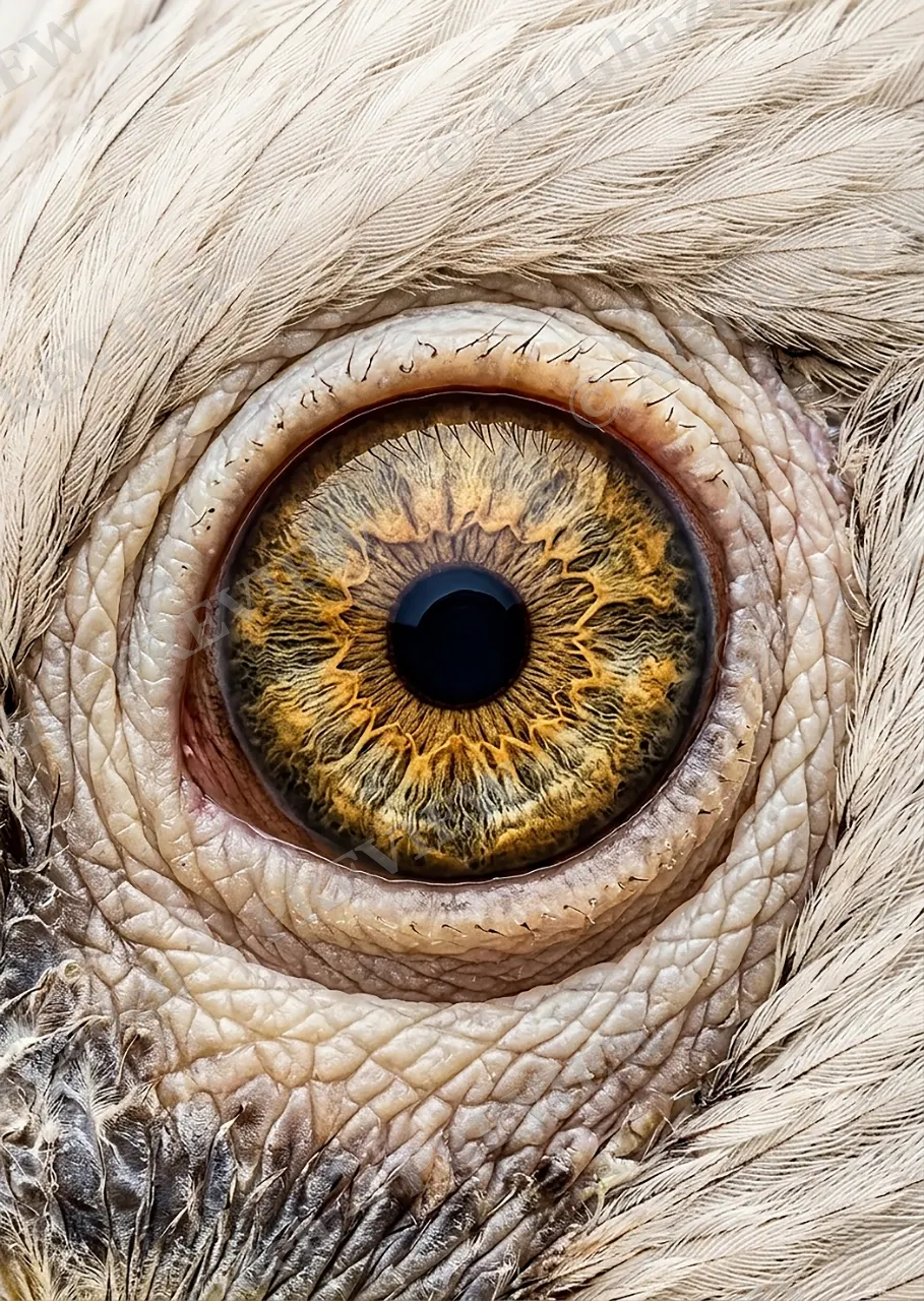 The Eyes Have It — Turtle Dove — Turaco artwork by Ali Ghazizadeh