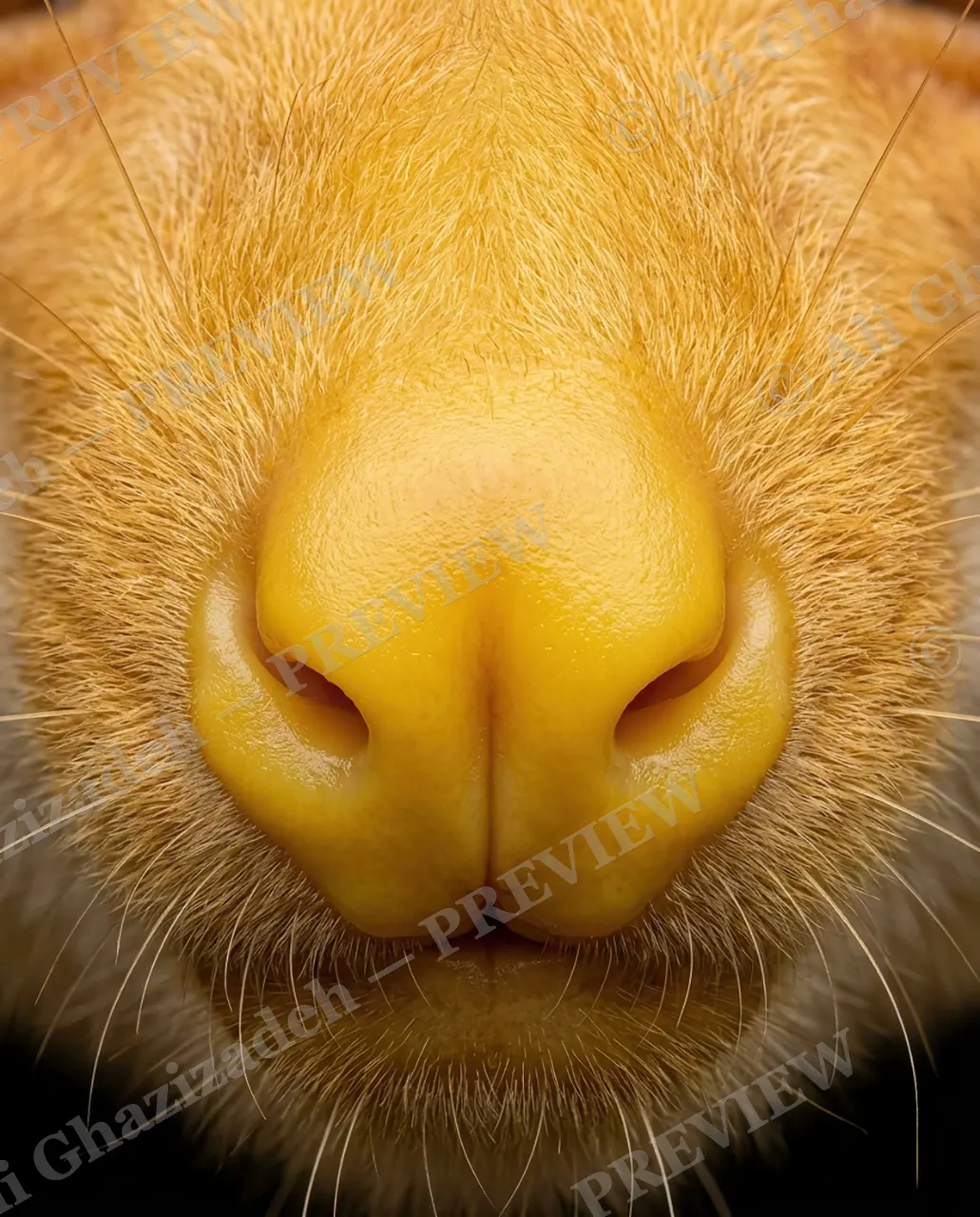 The Nose Knows — Golden Muzzle — Mole artwork by Ali Ghazizadeh
