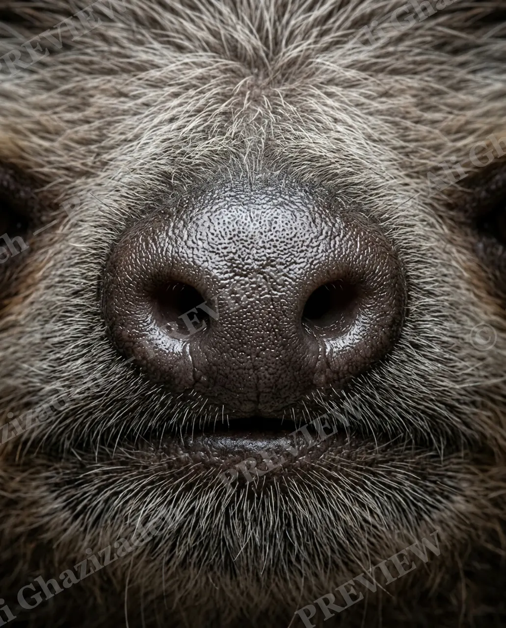 The Nose Knows — Shaggy Smile — Mole artwork by Ali Ghazizadeh
