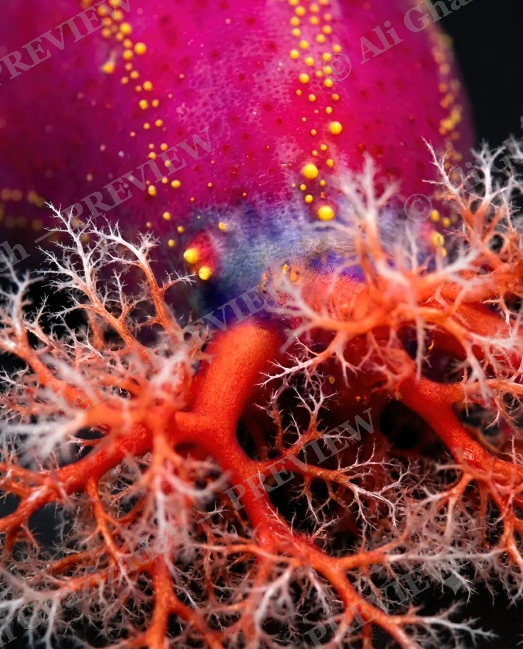 The Uncucumber — Full Bloom — Sea cucumber artwork by Ali Ghazizadeh