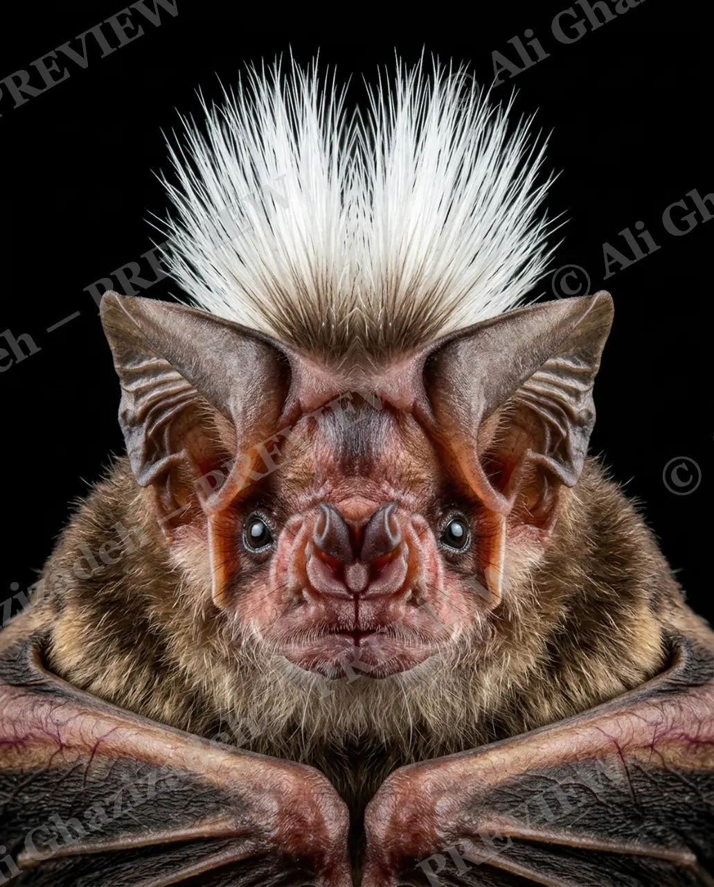 The Usual Suspects — Bad Hair Day — Bat artwork by Ali Ghazizadeh