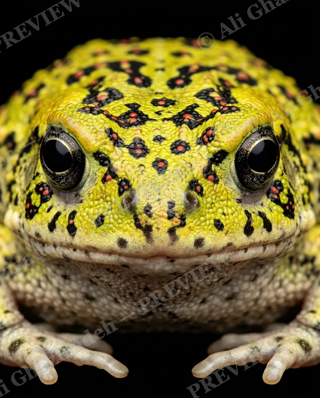 The Usual Suspects — Leopard Spots — Frog artwork by Ali Ghazizadeh