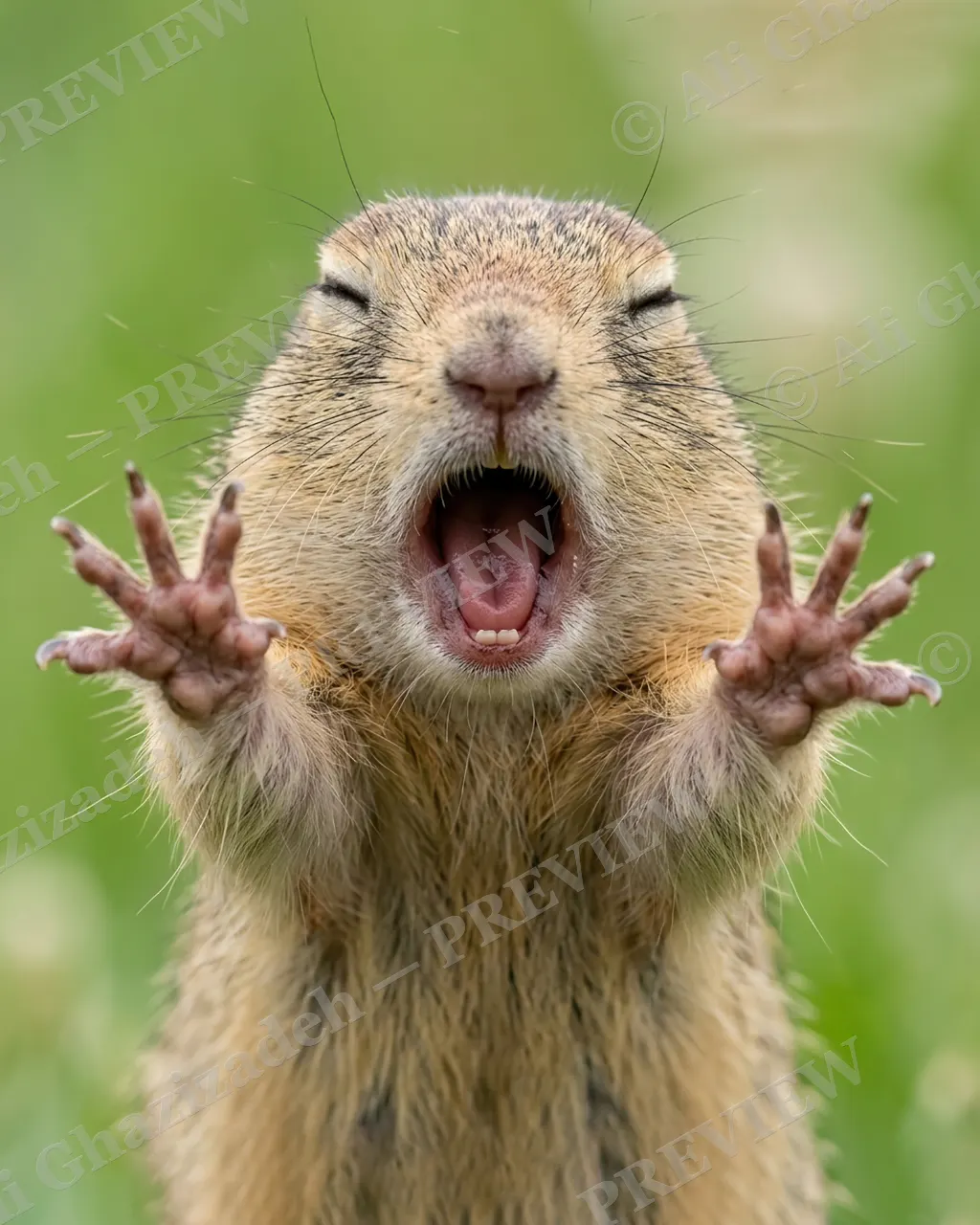 Wrong Tenant — Caught Off Guard — Ground squirrel artwork by Ali Ghazizadeh